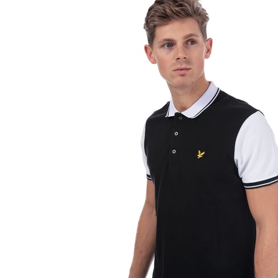 Lyle And Scott Polohemd mit Spitze für Herren in Schwarz-Weiß - Image 5