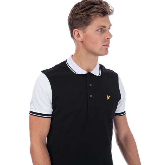 Lyle And Scott Polohemd mit Spitze für Herren in Schwarz-Weiß - Image 6