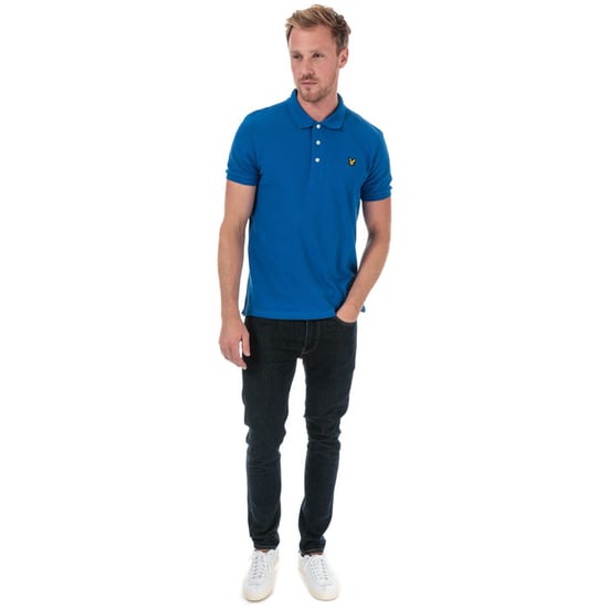 Lyle And Scott Schlichtes Polohemd für Herren in Blau - Image 3