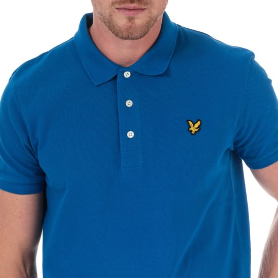 Lyle And Scott Schlichtes Polohemd für Herren in Blau - Image 4