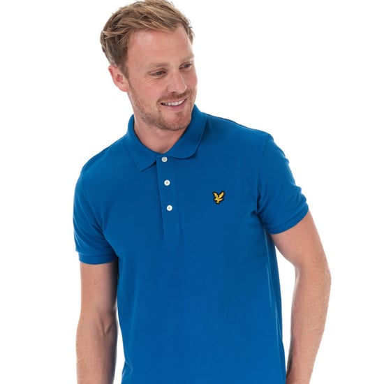 Lyle And Scott Schlichtes Polohemd für Herren in Blau - Image 5
