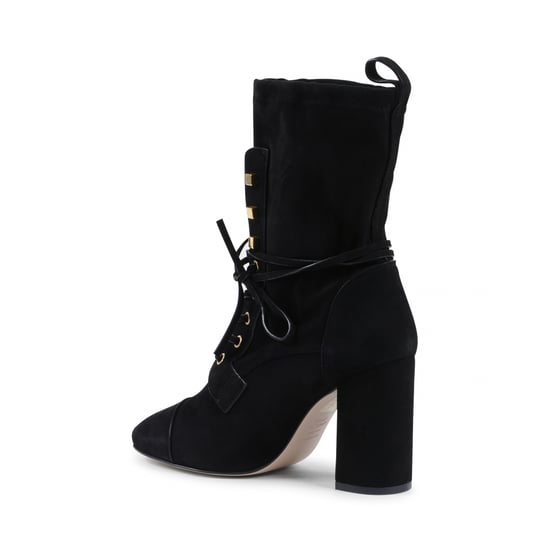 Stuart Weitzman Womens Short Boot Black VERUKA