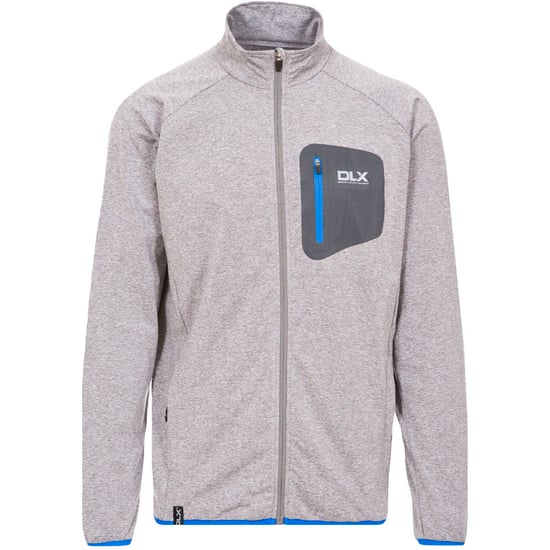 Trespass Mens Colson Polyester Quickdry Antibacterial Full Zip DLX Top