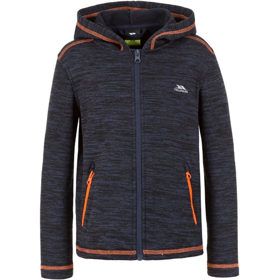 Trespass Boys Shaw Knitted Polyester Full Zip Melange Fleece Jacket
