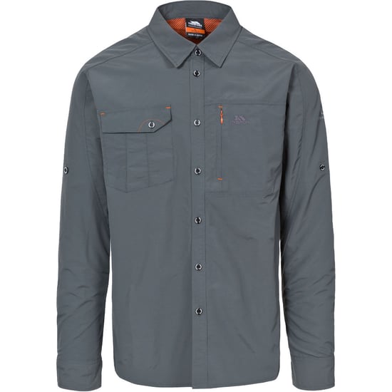 Trespass Mens Darnet Long Sleeve UV Protected Outdoor Walking Shirts