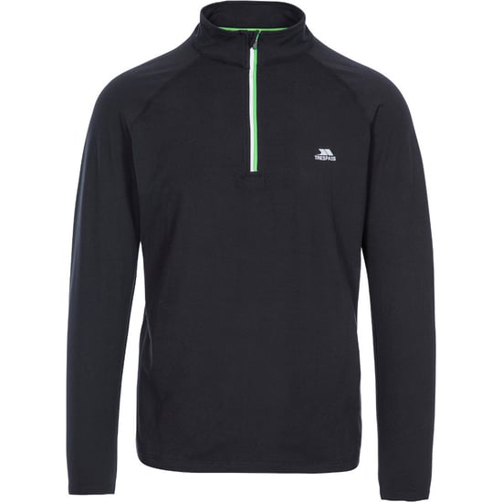 Trespass Mens Arowson Half Zip Quick Drying Long Sleeve Running Top