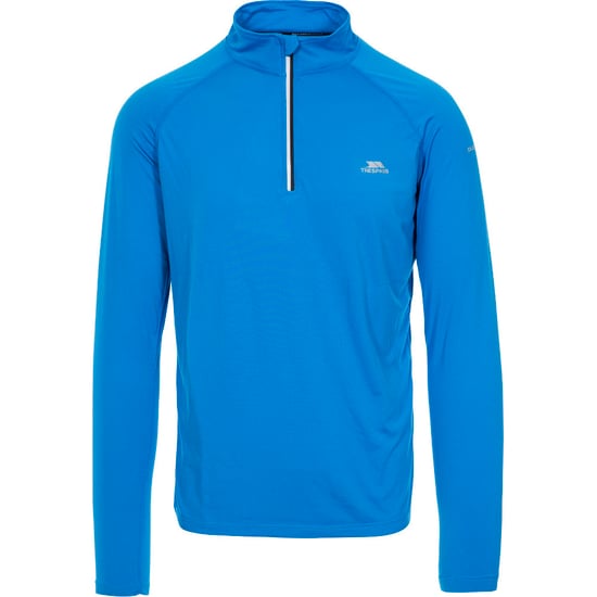Trespass Mens Arowson Half Zip Quick Drying Long Sleeve Running Top