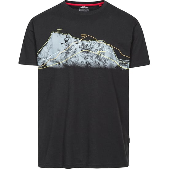 Trespass Mens Cashing Round Neck Polycotton Wicking Casual Fit T Shirt