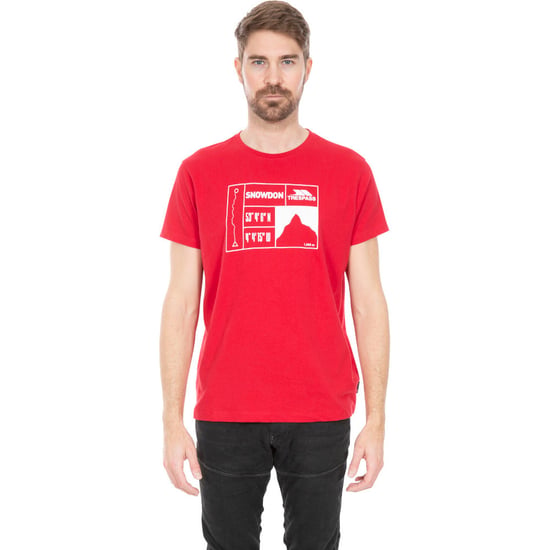 Trespass Mens Snowdon Quick Dry Short Sleeve Graphic T Shirt