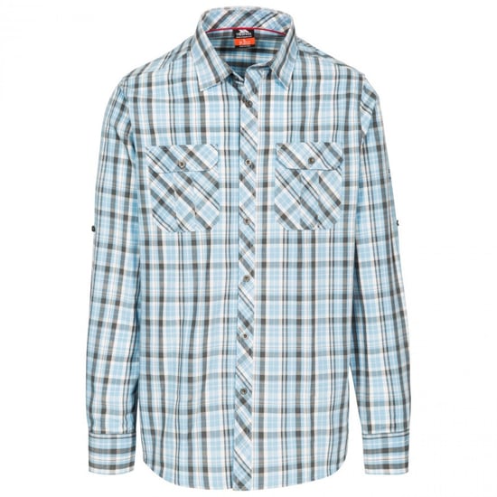 Trespass Mens Collector Long Sleeve Button Up Checked Shirt