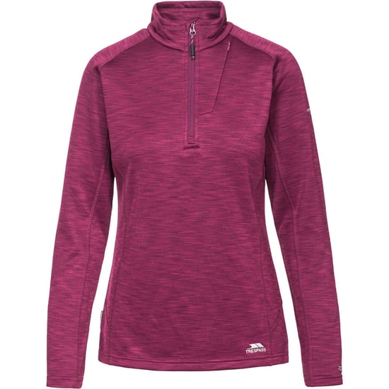 Trespass Ladies Fairford Half Zip Mid Weight Fleece Top