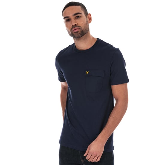 Lyle And Scott Nylon-Taschen-T-Shirt für Herren in Navy - Image 1