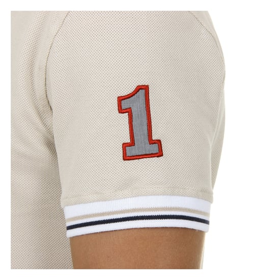 Ufford & Suffolk Polo Club Mens Polo Short Sleeves Beige FURIA