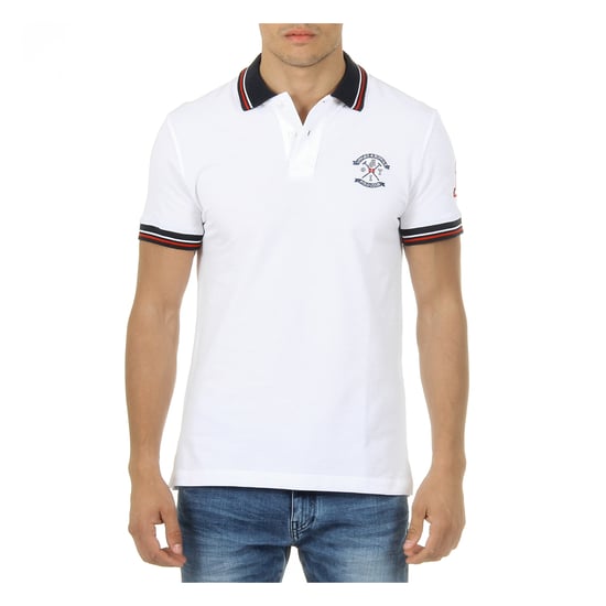 Ufford & Suffolk Polo Club Mens Polo Short Sleeves White APACHE