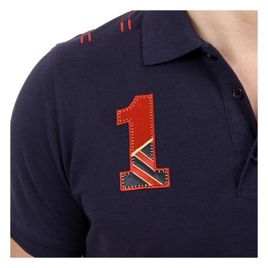 Ufford & Suffolk Polo Club Mens Polo Short Sleeves US008 NAVY BLUE