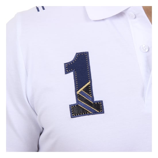 Ufford & Suffolk Polo Club Mens Polo Short Sleeves US008 WHITE