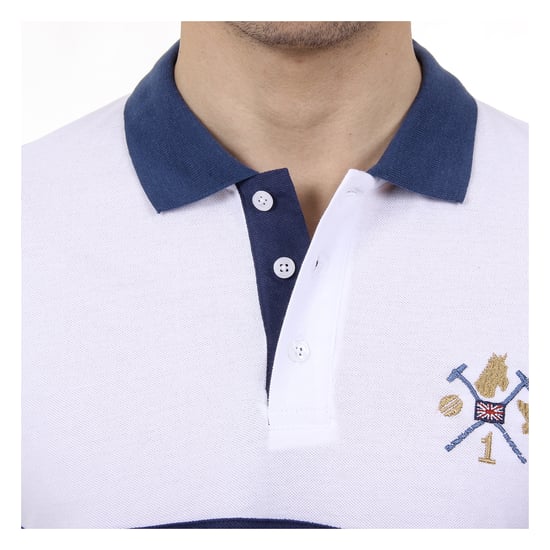Ufford & Suffolk Polo Club Mens Polo Short Sleeves US002 WHITE