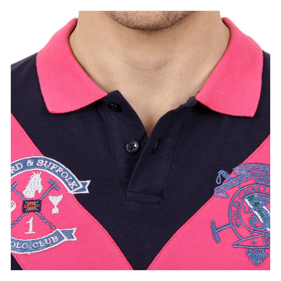 Ufford & Suffolk Polo Club Mens Polo Short Sleeves US003 INDIGO