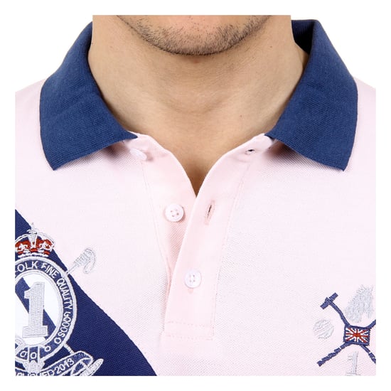 Ufford & Suffolk Polo Club Mens Polo Short Sleeves US004 PINK