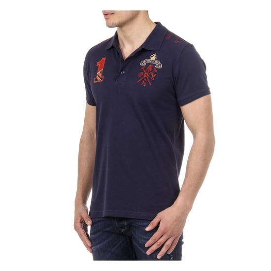 Ufford & Suffolk Polo Club Mens Polo Short Sleeves US008 NAVY BLUE