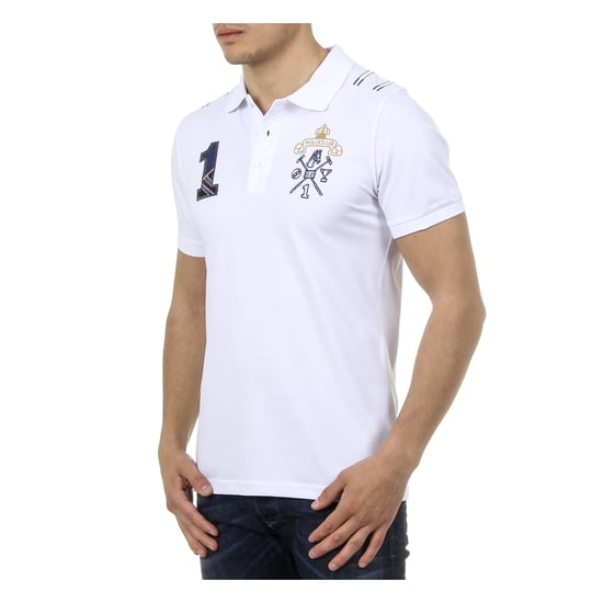 Ufford & Suffolk Polo Club Mens Polo Short Sleeves US008 WHITE