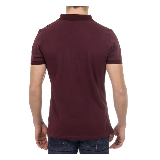 Ufford & Suffolk Polo Club Mens Polo Short Sleeves US007 BORDEAUX