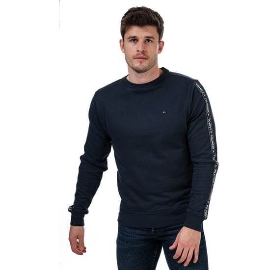 Men's Tommy Hilfiger Taped Sweatshirt Navy Min Navy