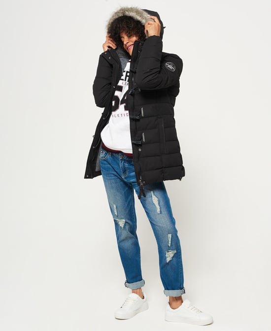 Superdry Microfibre Tall Toggle Puffle Jacket