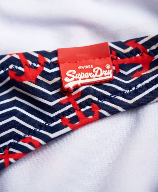 Superdry Zigzag Anchor Bikini Bottoms