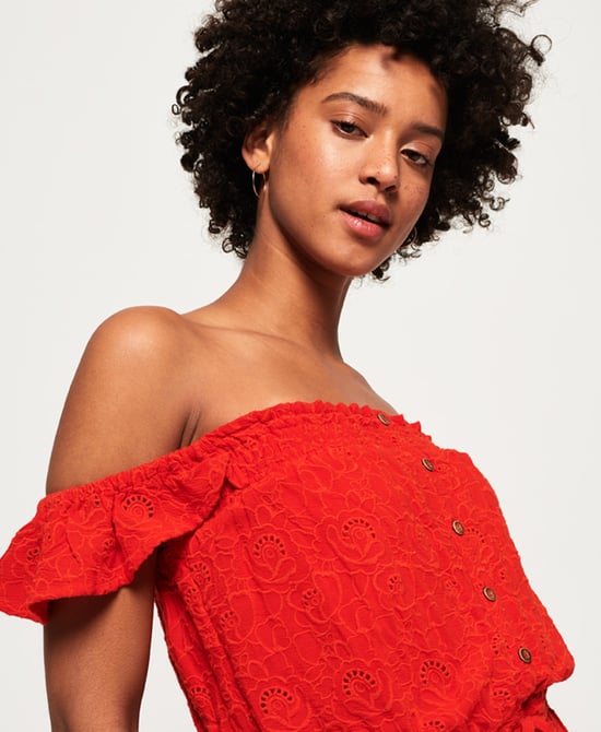 Superdry Lilah Schiffli Playsuit