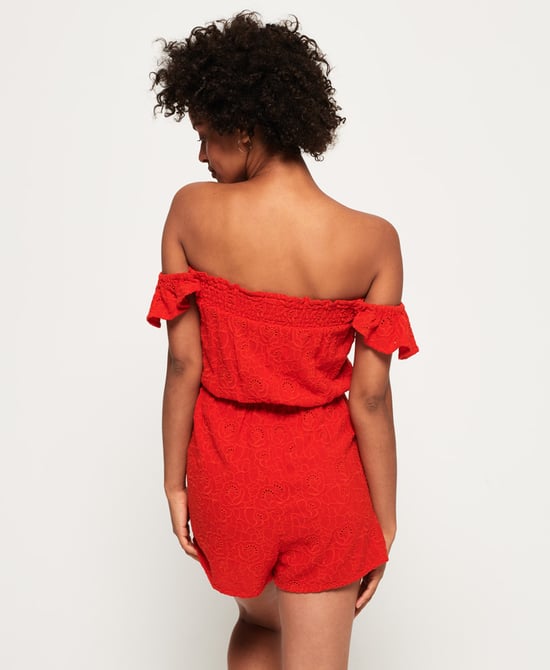 Superdry Lilah Schiffli Playsuit