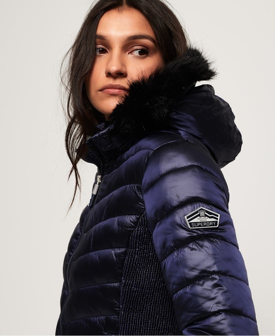 Superdry Hooded Luxe Chevron Fuji Jacket