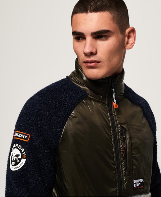 Superdry Mountain Sherpa Block Track Top