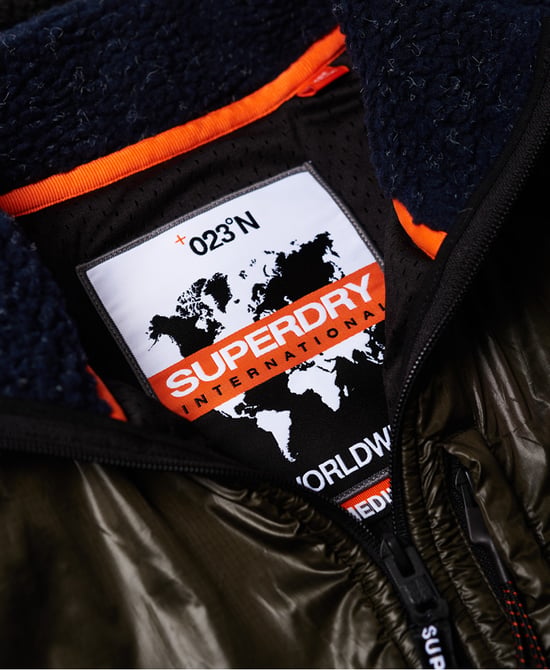 Superdry Mountain Sherpa Block Track Top