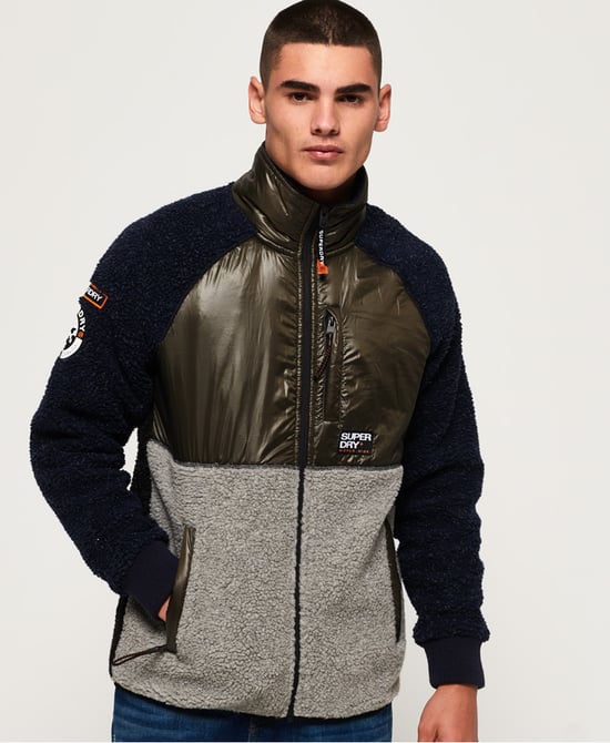 Superdry Mountain Sherpa Block Track Top