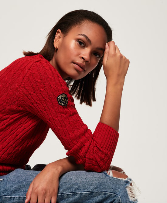 Superdry Croyde Cable Knit Jumper
