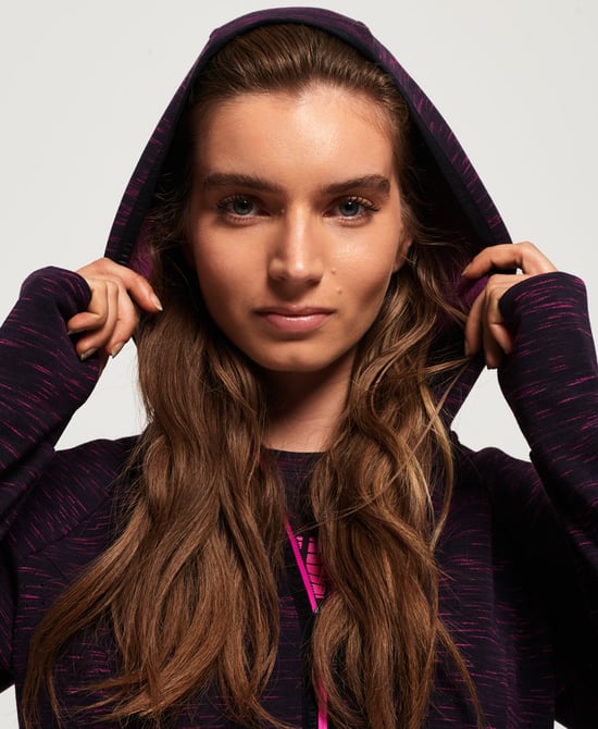 Superdry Core Gym Tech Panel Zip Hoodie