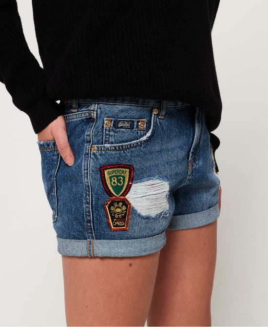 Superdry Steph Boyfriend Shorts