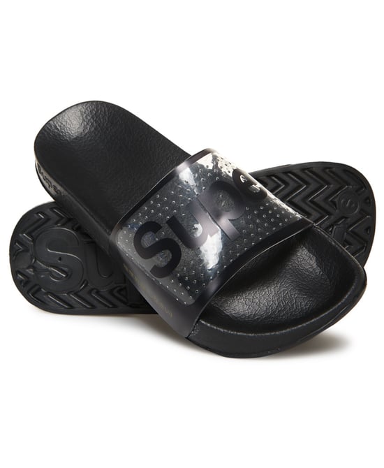 Superdry Perforated Jelly Pool Sliders