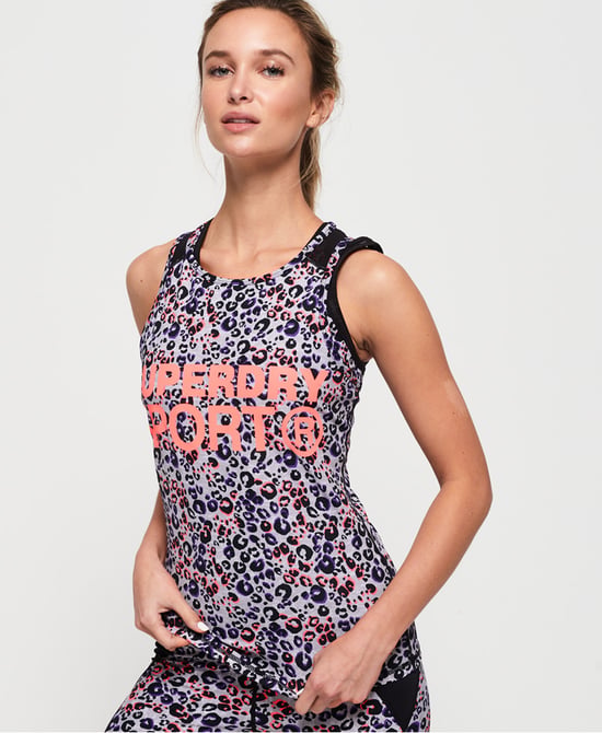 Superdry Active Mesh Panel Vest Top