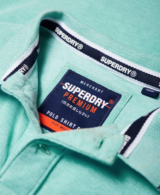 Superdry Organic Cotton Classic Poolside Pique Polo Shirt