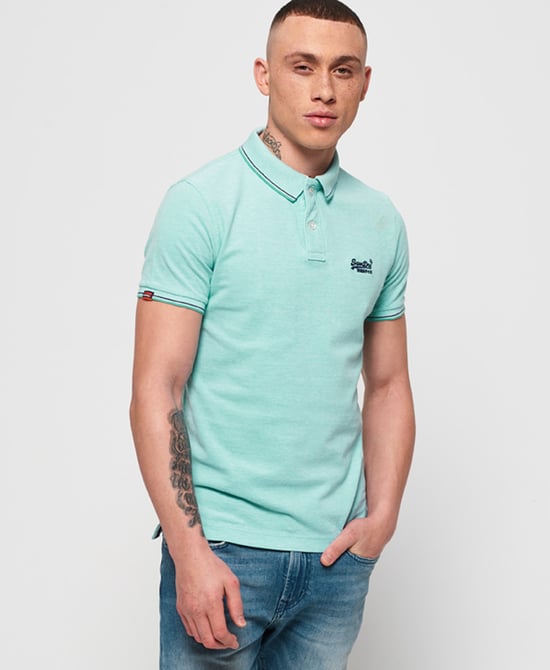 Superdry Organic Cotton Classic Poolside Pique Polo Shirt