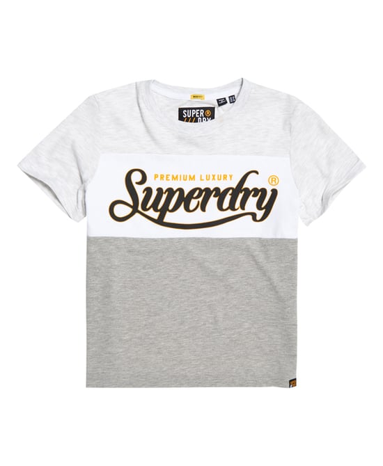 Superdry Premium Luxe Colour Block Boxy T-Shirt