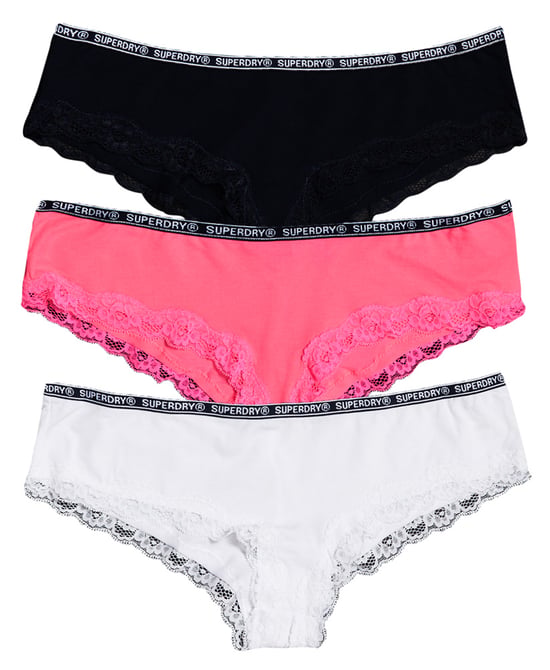 Superdry Lola Lace Briefs Triple Pack