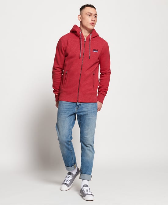 Superdry Orange Label Cali Zip Hoodie