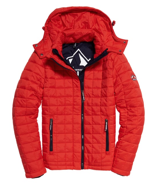 Superdry Box Quilt Fuji Hooded Jacket