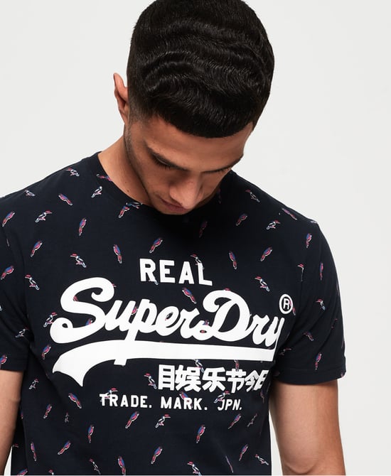 Superdry Vintage Logo All Over Print Mid T-Shirt