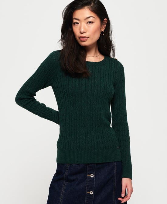 Superdry Pull en maille torsadée Croyde - Image 1