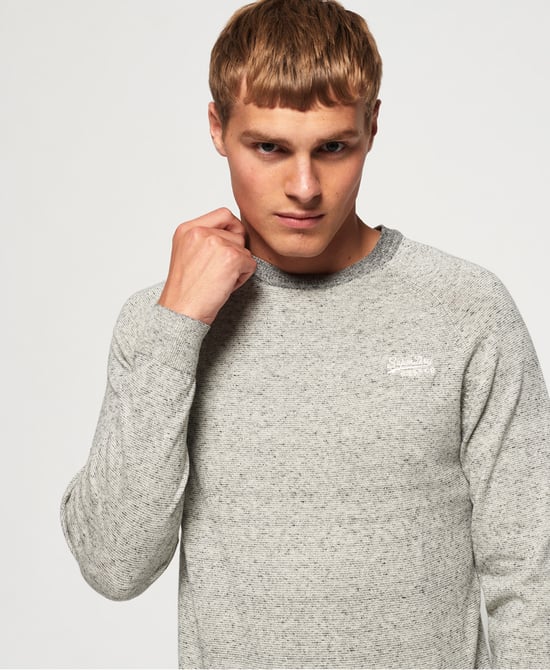 Superdry Orange Label Cotton Crew jumper