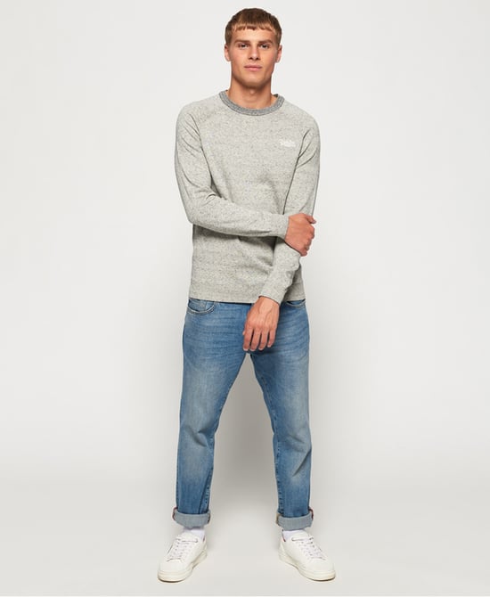 Superdry Orange Label Cotton Crew jumper